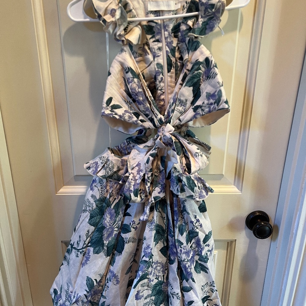 Zimmermann Linen Hydrangea Dress